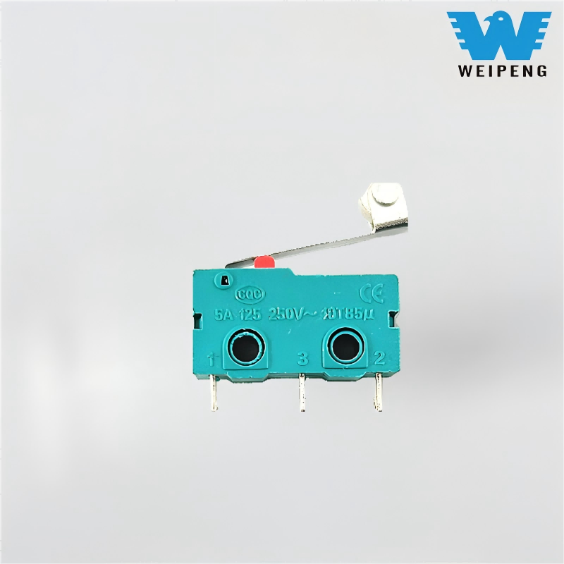 संपर्क बटण 5A/125V 250V स्ट्रेट हँडल थ्री-पिन प्रवास मर्यादा मायक्रो स्विच