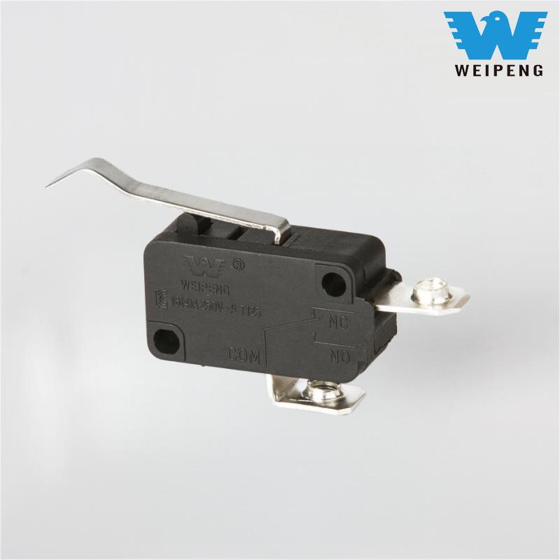 घरगुती उपकरणांसाठी उच्च-वर्तमान दोन-टर्मिनल मायक्रो स्विच