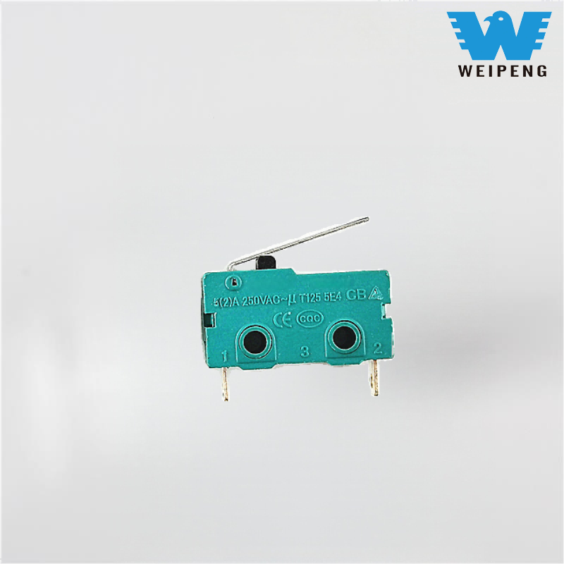 रोलर प्रकार टू-प्रॉन्ग/थ्री-प्रॉन्ग 5A मायक्रो स्विच