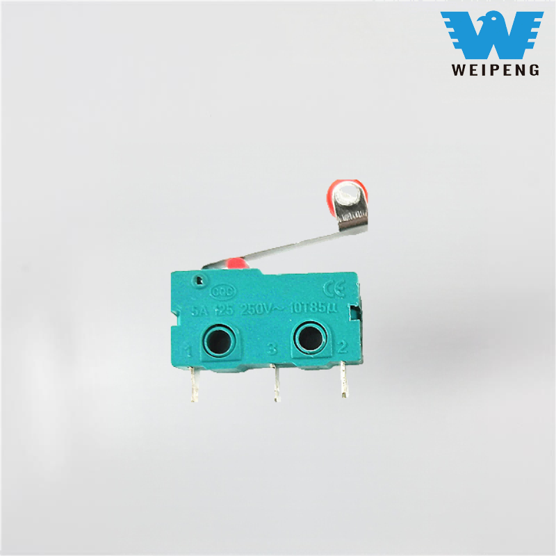 तीन पायांचे लीव्हर रोलर मायक्रो स्विच