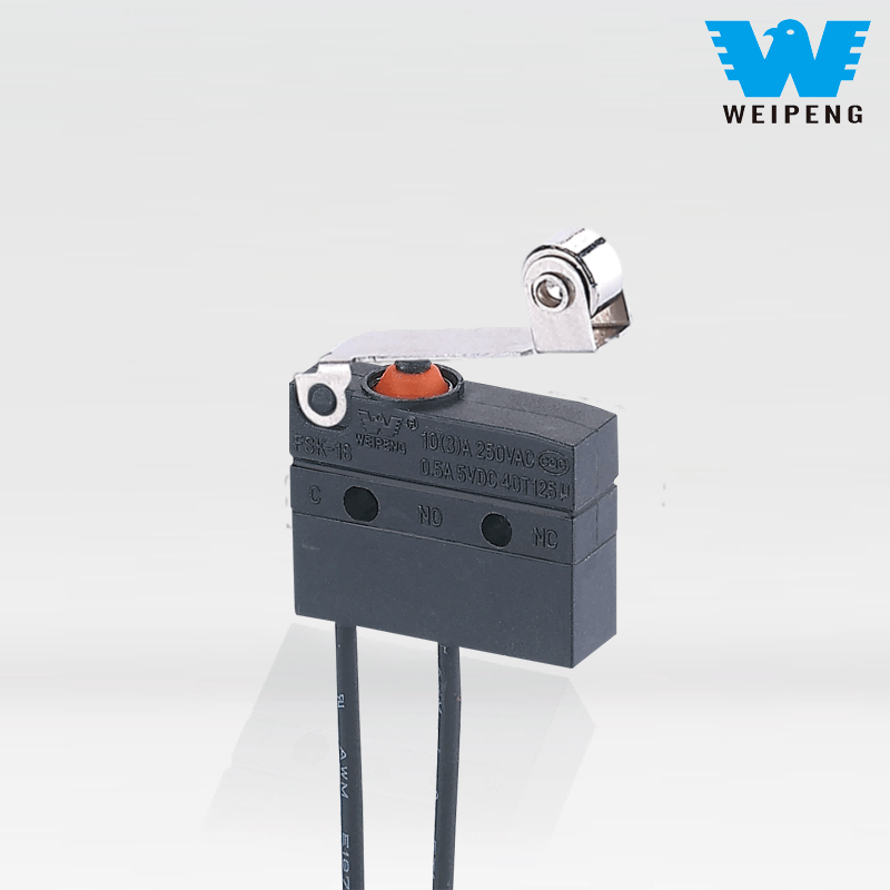 वायर आणि लीव्हर्ससह वॉटरप्रूफ मायक्रो स्विच